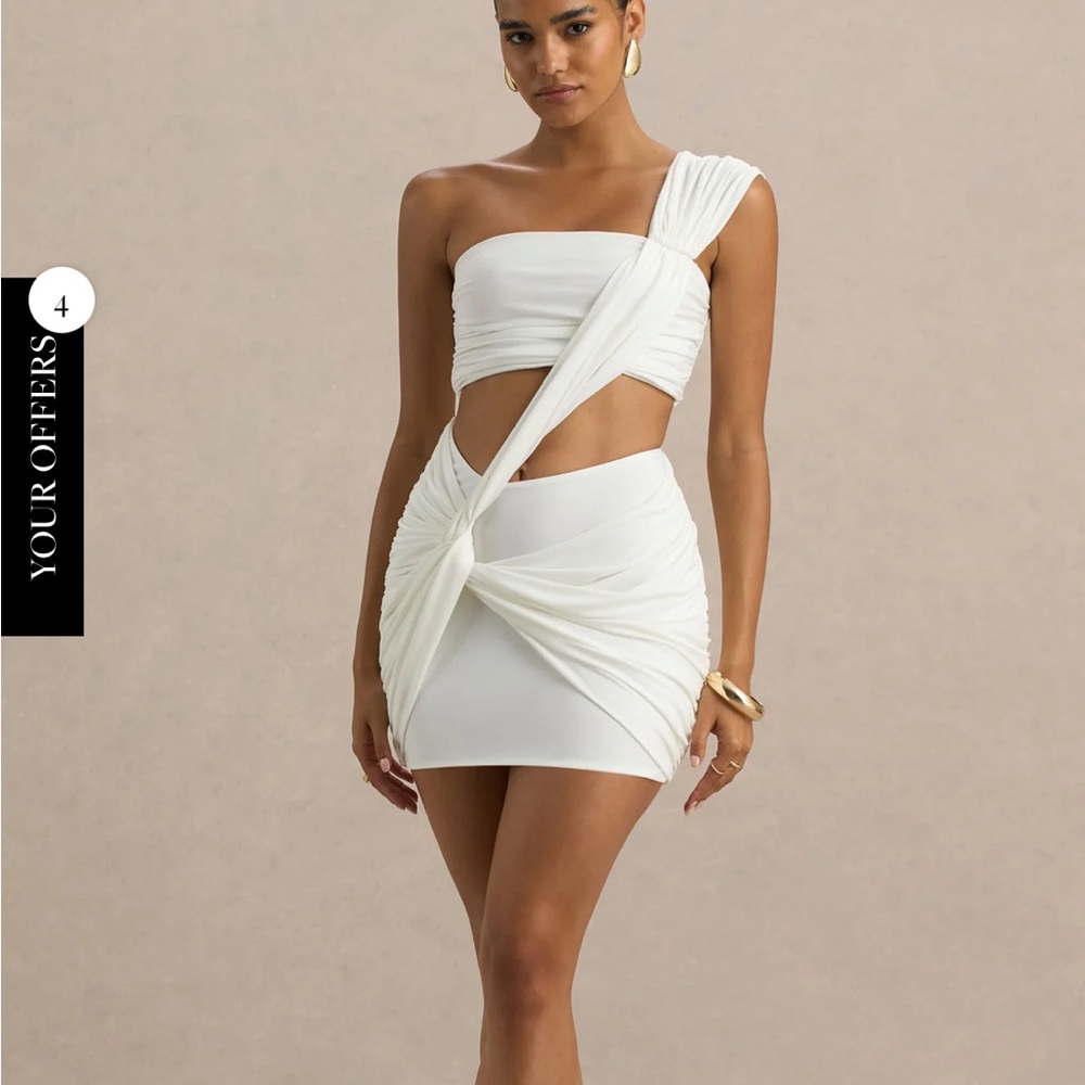 Club London - White Mini Dress